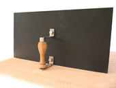 Zubehör: Backofentüre / Feuertüre schwarz für Holzbackofen-Bausatz "Finum"